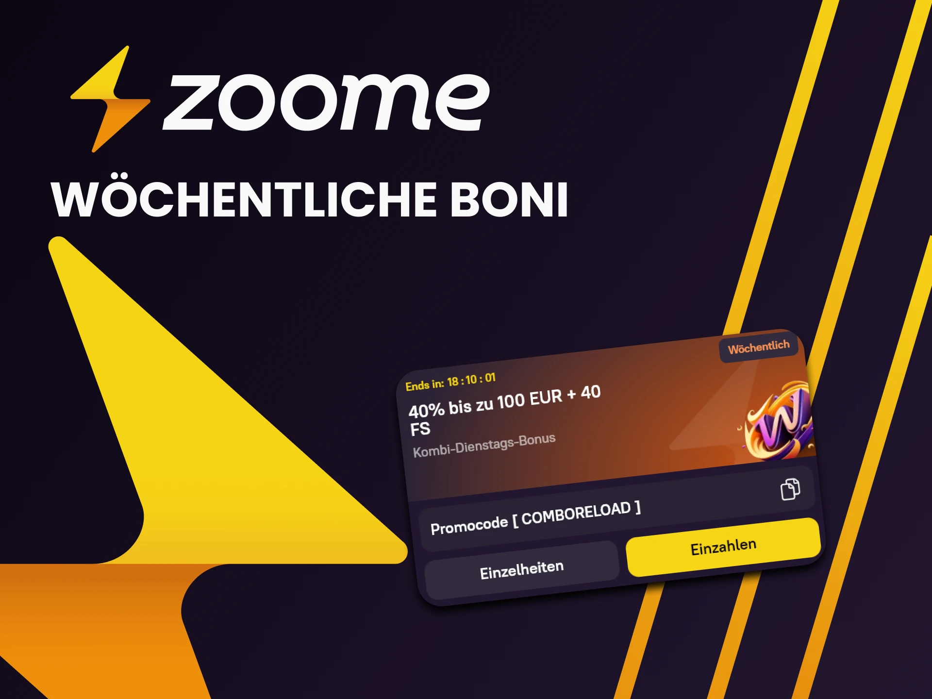 Zoome bietet Casino-Fans Willkommensboni.