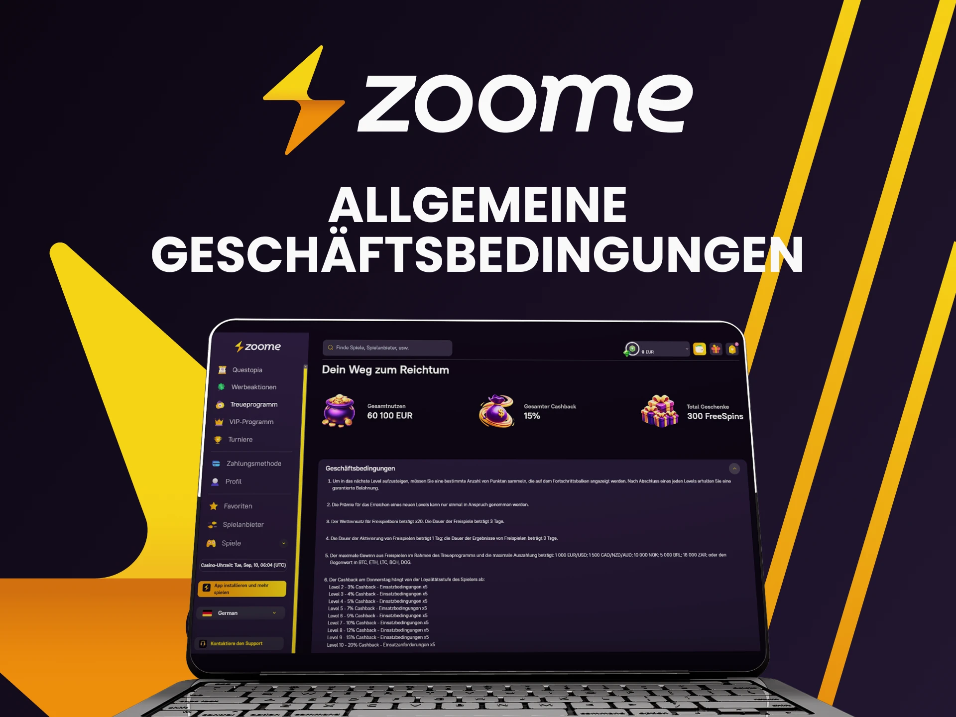 Wir erklären Ihnen, wie das Treueprogramm der Zoome-Website funktioniert.