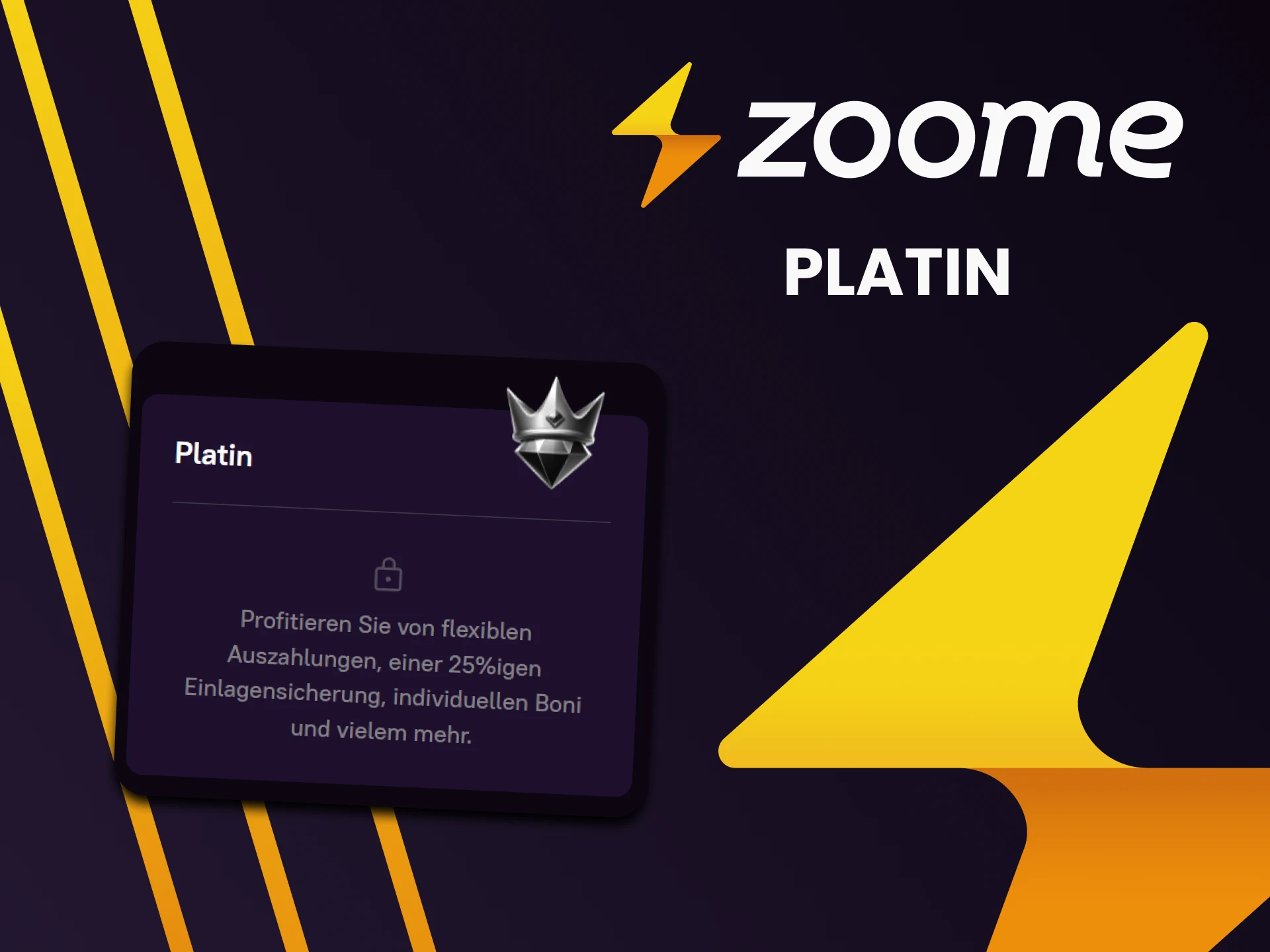 Wir verraten Ihnen, wie Sie im VIP-Programm der Zoome-Website das Platin-Level erreichen.